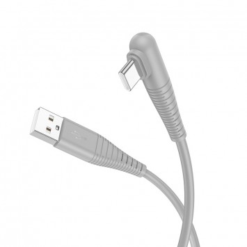 USB кабель Borofone BX105 Corriente USB-Type-C (1m), Сірий