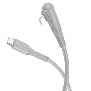 USB кабель Borofone BX105 Corriente Type-C to Lightning (1m), Сірий