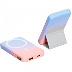 Портативное зарядное устройство Power Bank JJT-A27-1 Gradient PD20W+QC 22.5W с БЗУ 10000 mAh, Blue / Pink