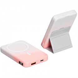 Портативний зарядний пристрій Power Bank JJT-A27-1 Gradient PD20W+QC 22.5W з БЗУ 10000 mAh, White / Pink