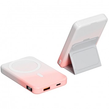 Портативное зарядное устройство Power Bank JJT-A27-1 Gradient PD20W+QC 22.5W с БЗУ 10000 mAh, White / Pink