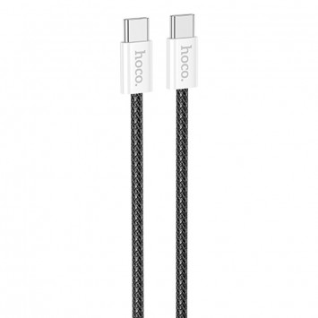 USB кабель Hoco X104 Source 60W Type-C to Type-C (2m), Чорний