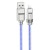 USB кабель Hoco U113 Solid 2.4A USB to Lightning (1m), Синий