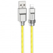 USB кабель Hoco U113 Solid 2.4A USB to Lightning (1m), Золотой