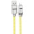 USB кабель Hoco U113 Solid 2.4A USB to Lightning (1m), Золотий