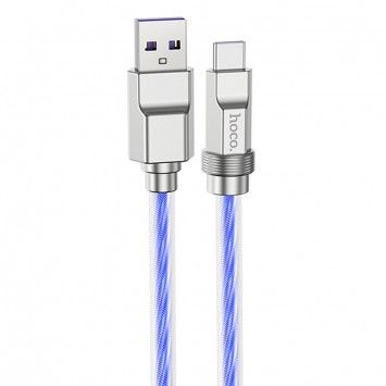 USB кабель Hoco U113 Solid 100W USB to Type-C (1m), Синий