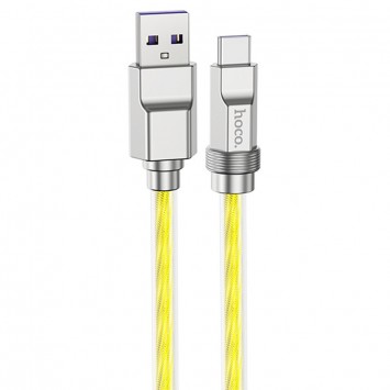 USB кабель Hoco U113 Solid 100W USB to Type-C (1m), Золотой