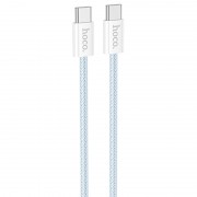 USB кабель Hoco X104 Source 60W Type-C to Type-C (1m), Синій