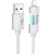 USB кабель Hoco U123 Regent colorful 2.4A USB to Lightning (1.2m), Сірий