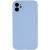 Чохол Silicone Case Full Camera Protective (AA) NO LOGO для Apple iPhone 12 (6.1"), Синій / Lilac Blue