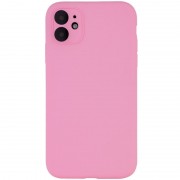 Чохол Silicone Case Full Camera Protective (AA) NO LOGO для Apple iPhone 12 (6.1"), Рожевий / Light pink