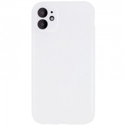 Чехол Silicone Case Full Camera Protective (AA) NO LOGO для Apple iPhone 12 (6.1"), Белый / White