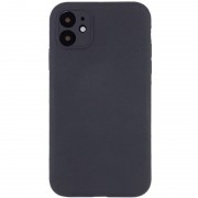 Чехол Silicone Case Full Camera Protective (AA) NO LOGO для Apple iPhone 12 (6.1"), Серый / Dark Gray