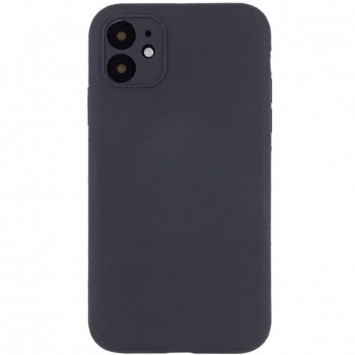 Чохол Silicone Case Full Camera Protective (AA) NO LOGO для Apple iPhone 12 (6.1"), Сірий / Dark Gray