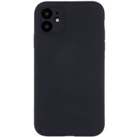 Чехол Silicone Case Full Camera Protective (AA) NO LOGO для Apple iPhone 12 (6.1"), Черный / Black