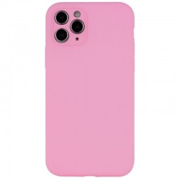 Чехол Silicone Case Full Camera Protective (AA) NO LOGO для Apple iPhone 12 Pro (6.1"), Розовый / Light pink