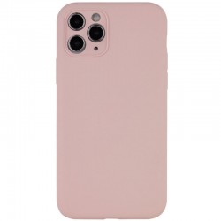 Чехол Silicone Case Full Camera Protective (AA) NO LOGO для Apple iPhone 12 Pro Max (6.7"), Розовый / Pink Sand