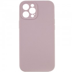 Чехол Silicone Case Full Camera Protective (AA) NO LOGO для Apple iPhone 12 Pro Max (6.7"), Серый / Lavender