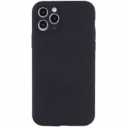 Чехол Silicone Case Full Camera Protective (AA) NO LOGO для Apple iPhone 12 Pro Max (6.7"), Черный / Black