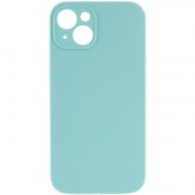 Чехол Silicone Case Full Camera Protective (AA) NO LOGO для Apple iPhone 13 (6.1"), Бирюзовый / Marine Green