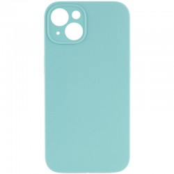 Чохол Silicone Case Full Camera Protective (AA) NO LOGO для Apple iPhone 13 (6.1"), Бірюзовий / Marine Green
