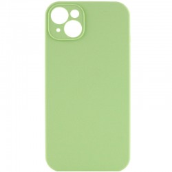 Чехол Silicone Case Full Camera Protective (AA) NO LOGO для Apple iPhone 13 (6.1"), Мятный / Mint