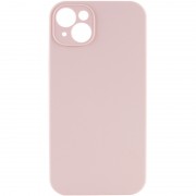 Чехол Silicone Case Full Camera Protective (AA) NO LOGO для Apple iPhone 13 (6.1"), Розовый / Pink Sand