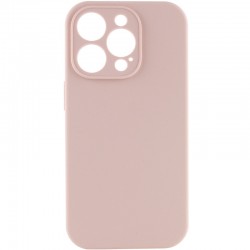 Чохол Silicone Case Full Camera Protective (AA) NO LOGO для Apple iPhone 13 Pro (6.1"), Рожевий / Pink Sand