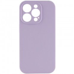 Чохол Silicone Case Full Camera Protective (AA) NO LOGO для Apple iPhone 13 Pro (6.1"), Бузковий / Lilac