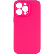 Чехол Silicone Case Full Camera Protective (AA) NO LOGO для Apple iPhone 13 Pro Max (6.7"), Розовый / Barbie pink