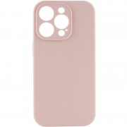 Чехол Silicone Case Full Camera Protective (AA) NO LOGO для Apple iPhone 13 Pro Max (6.7"), Розовый / Pink Sand