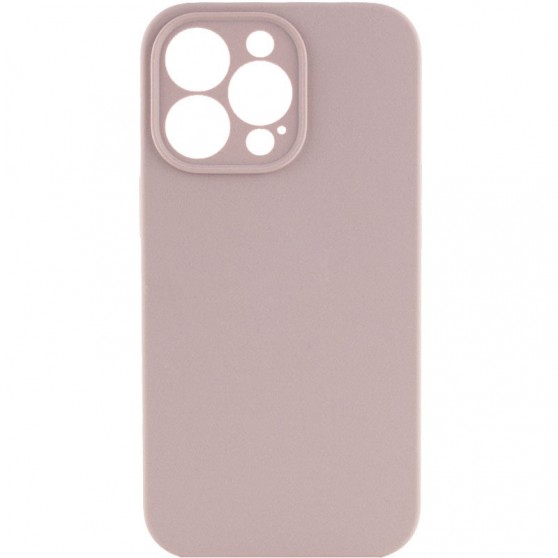 Чохол Silicone Case Full Camera Protective (AA) NO LOGO для Apple iPhone 13 Pro Max (6.7"), Сірий / Lavender