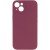 Чехол Silicone Case Full Camera Protective (AA) NO LOGO для Apple iPhone 14 (6.1"), Бордовый / Plum