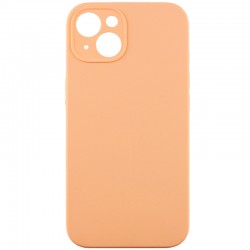 Чохол Silicone Case Full Camera Protective (AA) NO LOGO для Apple iPhone 14 (6.1"), Помаранчевий / Cantaloupe