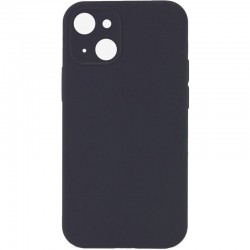 Чехол Silicone Case Full Camera Protective (AA) NO LOGO для Apple iPhone 14 (6.1"), Серый / Dark Gray