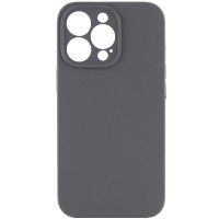 Чехол Silicone Case Full Camera Protective (AA) NO LOGO для Apple iPhone 14 Pro (6.1"), Серый / Dark Gray