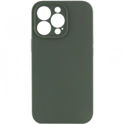 Чехол Silicone Case Full Camera Protective (AA) NO LOGO для Apple iPhone 14 Pro Max (6.7"), Зеленый / Cyprus Green