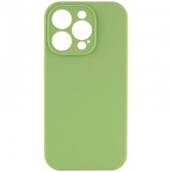 Чехол Silicone Case Full Camera Protective (AA) NO LOGO для Apple iPhone 14 Pro Max (6.7"), Мятный / Mint