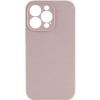 Чохол Silicone Case Full Camera Protective (AA) NO LOGO для Apple iPhone 14 Pro Max (6.7"), Сірий / Lavender