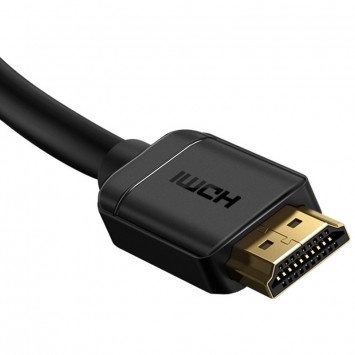 USB кабель Baseus HDMI High Definition HDMI Male To HDMI Male (3m) (CAKGQ-C01), Чорний - зображення 3 