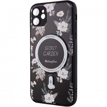 TPU+PC чохол Secret Garden with MagSafe для Apple iPhone 12 (6.1"), Black - Чохли для iPhone 12 - зображення 2 