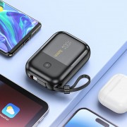 Портативное зарядное устройство Power Bank Hoco Q20 Fountain 22.5W+PD20W 10000 mAh, Black