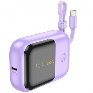 Портативний зарядний пристрій Power Bank Hoco Q20 Fountain 22.5W+PD20W 10000 mAh, Purple - Power Bank - зображення 1 