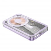 Портативний зарядний пристрій Power Bank Hoco Q14 Ice Crystal PD20W із БЗУ 5000 mAh, Purple