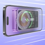 Портативний зарядний пристрій Power Bank Hoco Q14A Ice Crystal PD20W із БЗУ 10000 mAh, Purple