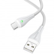 USB кабель Borofone BX100 Advantage USB to Type-C (1m), Сірий