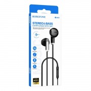 Наушники Borofone BM89 Surpass universal (3.5mm/1.2m), Black