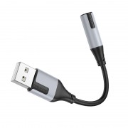 Переходник Borofone BV19 Creator USB to 3.5mm, Black