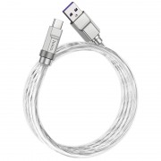 USB кабель Hoco U113 Solid 100W USB to Type-C (1m), Срібний