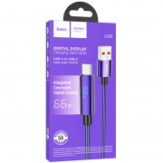 USB кабель Hoco U125 Benefit 5A USB to Type-C (1.2m), Фіолетовий